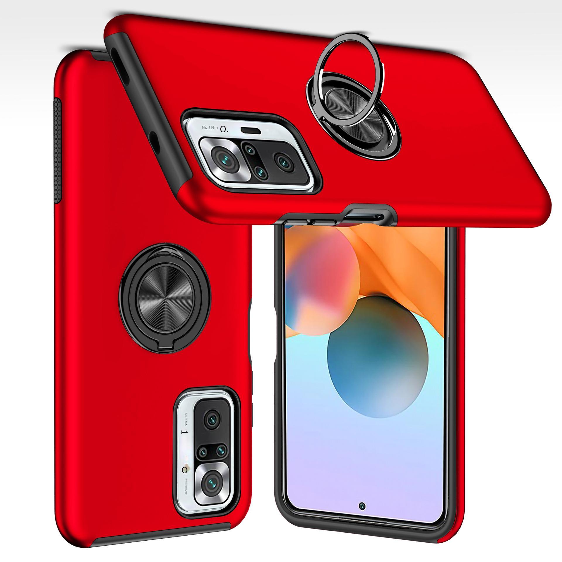 Đảm bảo chất lượng Vỏ điện thoại di động Yinshen phù hợp cho Xiaomi note10 \ note 10pro cảm giác da hút từ tính giá đỡ vô hình chống rơi