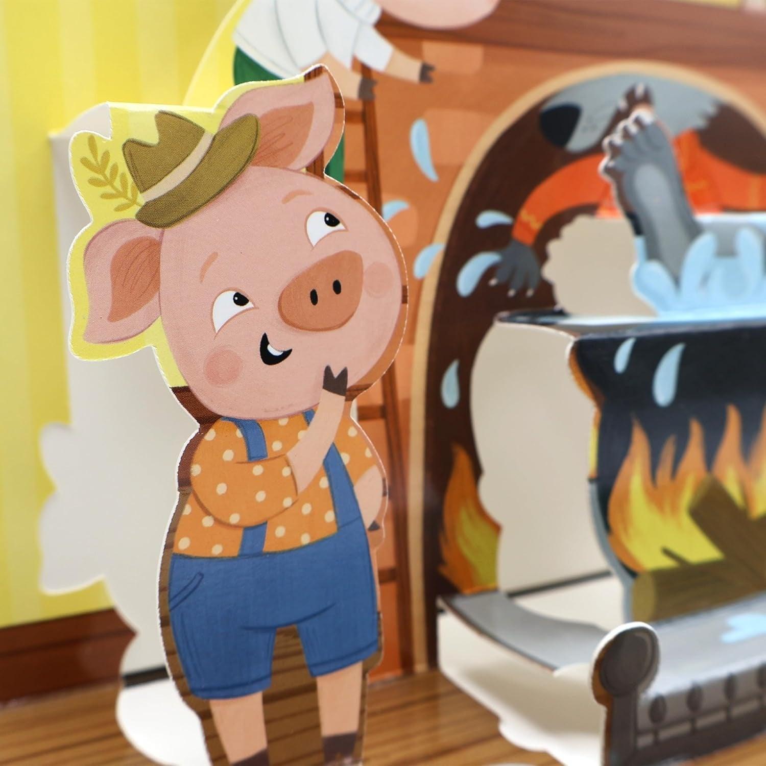 Sách Fairy Tale Pop Up - Three Little Pigs