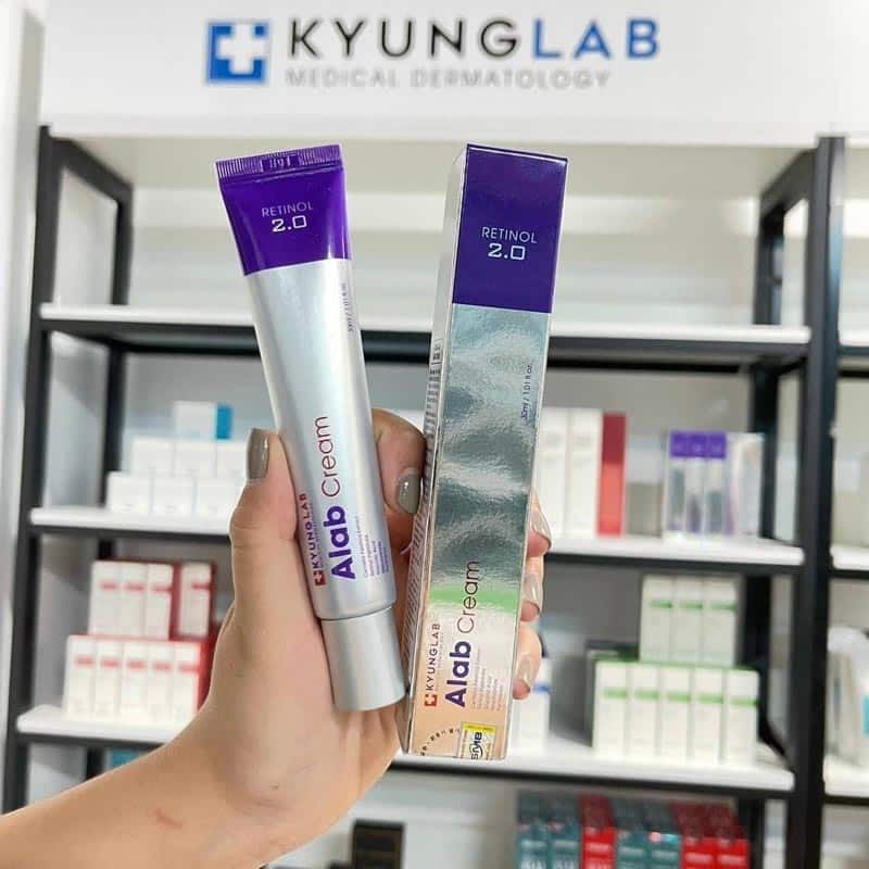 Kem dưỡng thế hệ mới Retinol Alab Cream Kyung Lab 30ml - phục hồi dưỡng trắng da ngừa mụn