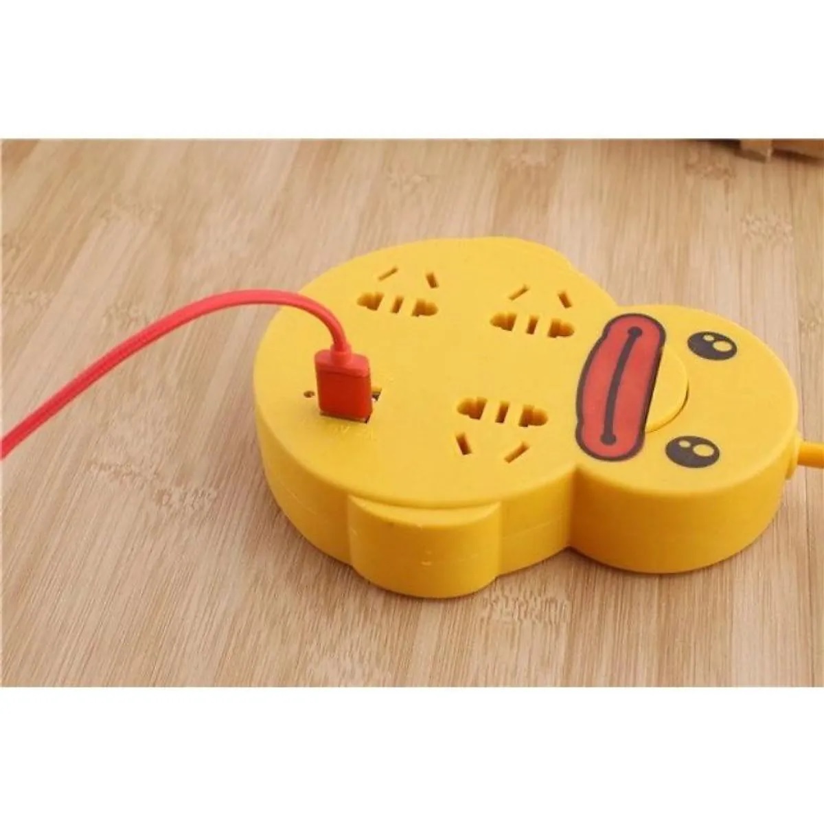 Ổ Cắm Điện Đa Năng Hình Vịt Kèm 2 Cổng Cắm USB