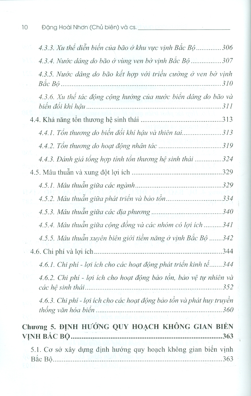 Định Hướng Quy Hoạch Không Gian Biển Vịnh Bắc Bộ (Bộ Sách Chuyên Khảo Biển Và Công Nghệ Biển) (Bìa Cứng)
