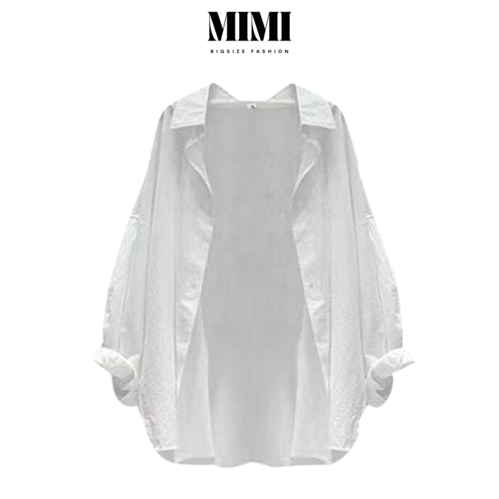 MIMI BigSize Set Áo Sơ Mi - Đầm Hai Dây SV15