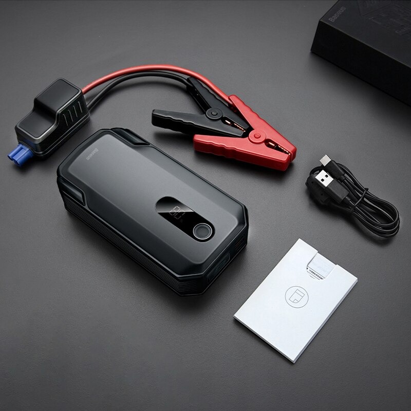 Bộ Cứu Hộ Baseus CRJS04 Kiêm Sạc Dự Phòng Dung Lượng 20000mAh kích lên Dòng Điện Lớn 2000A/ 12V -