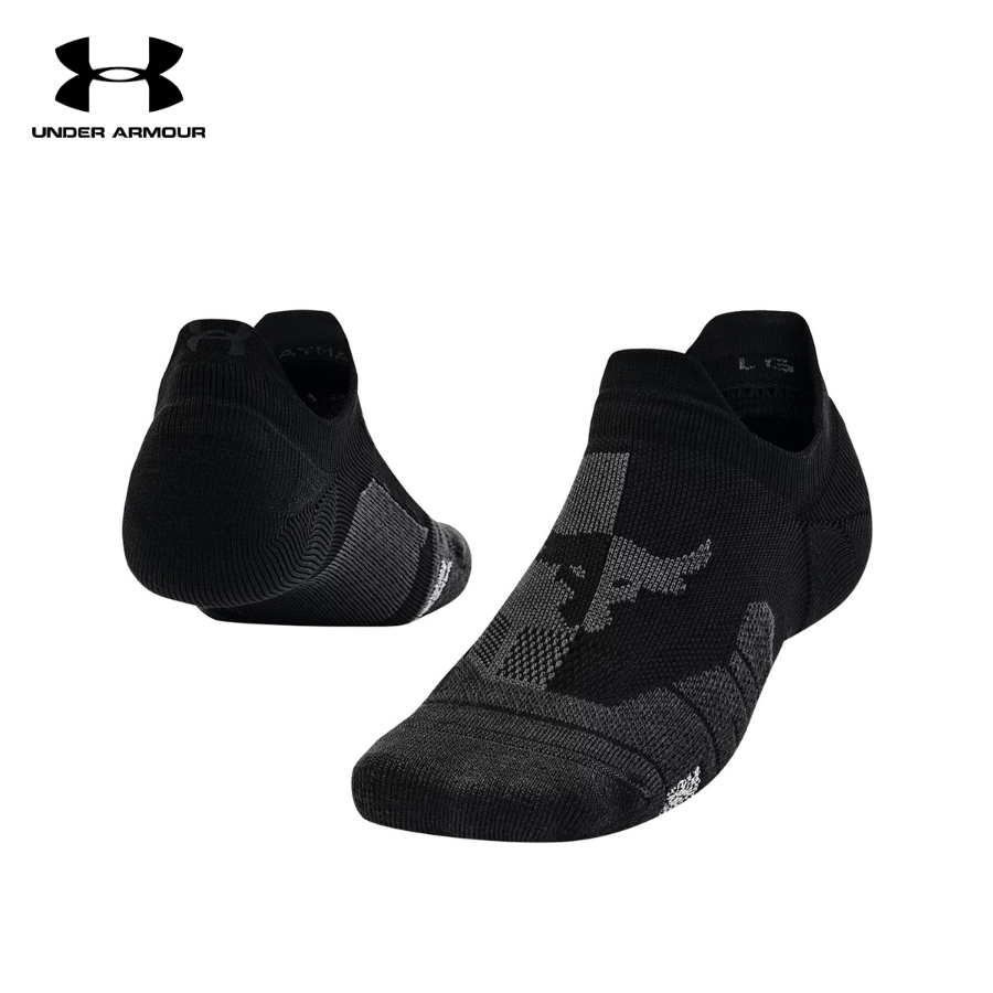 Vớ thể thao unisex Under Armour Project Rock Playmaker Ultra Low Tab - 1370077-001
