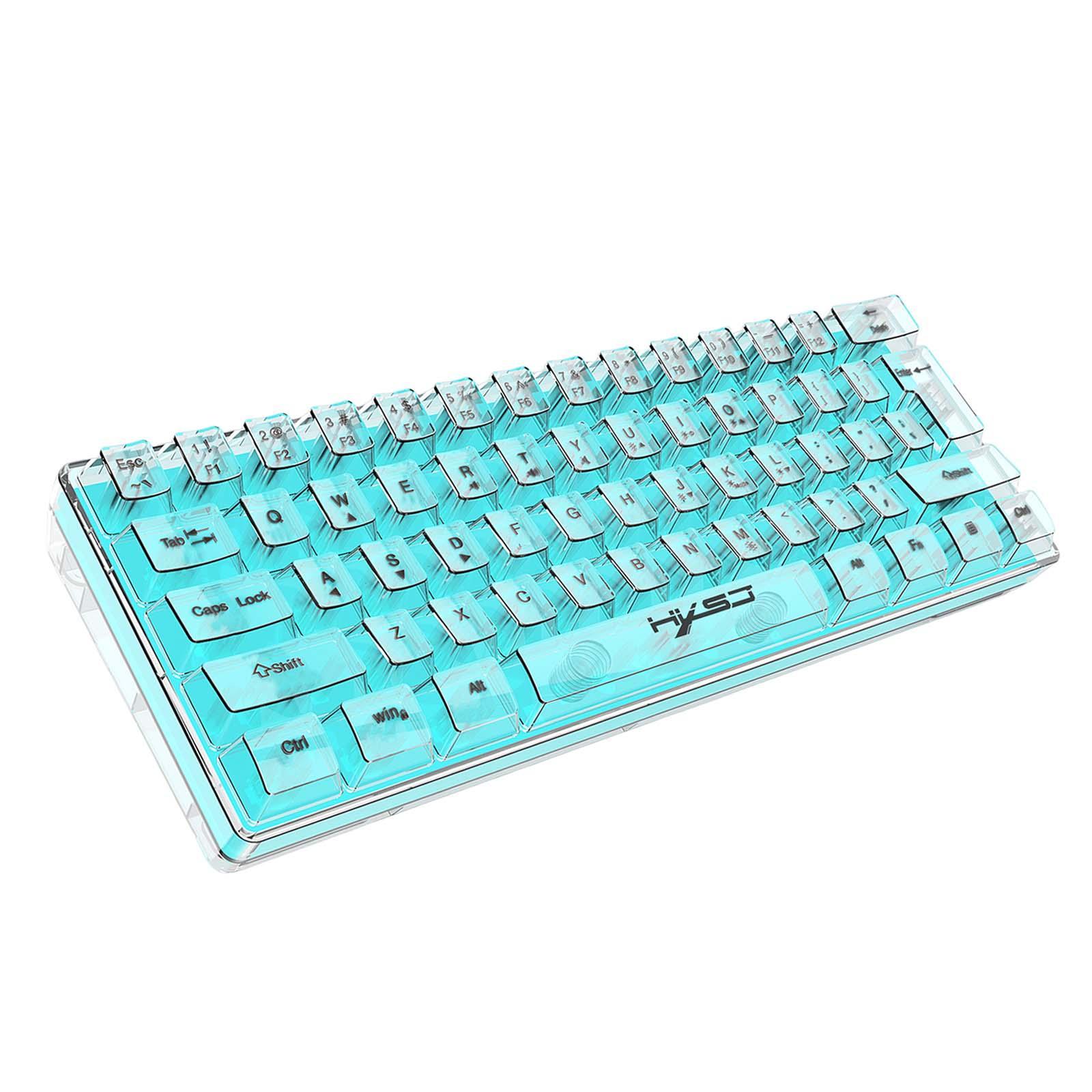 Gaming Keyboard 61 Keys 5 Speeds Adjustable Keypad for Gamer Computer Laptop