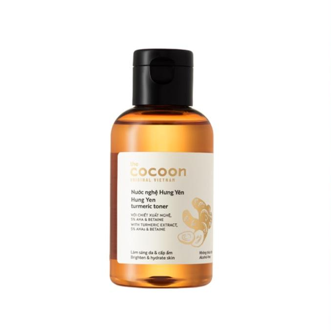 Nước nghệ Hưng Yên Cocoon 140ml làm sạch tết bào chết, làm sạch da, mịn da và đều màu da