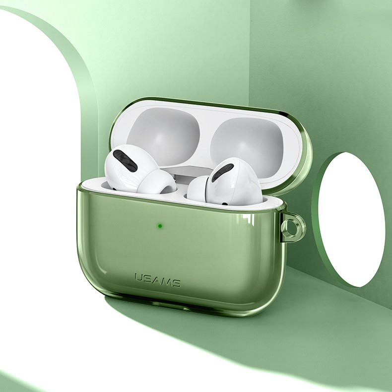 Airpods Pro Case Ốp Bảo Vệ PC Cho Airpods Pro Hiệu Usam_ Hàng Nhập Khẩu