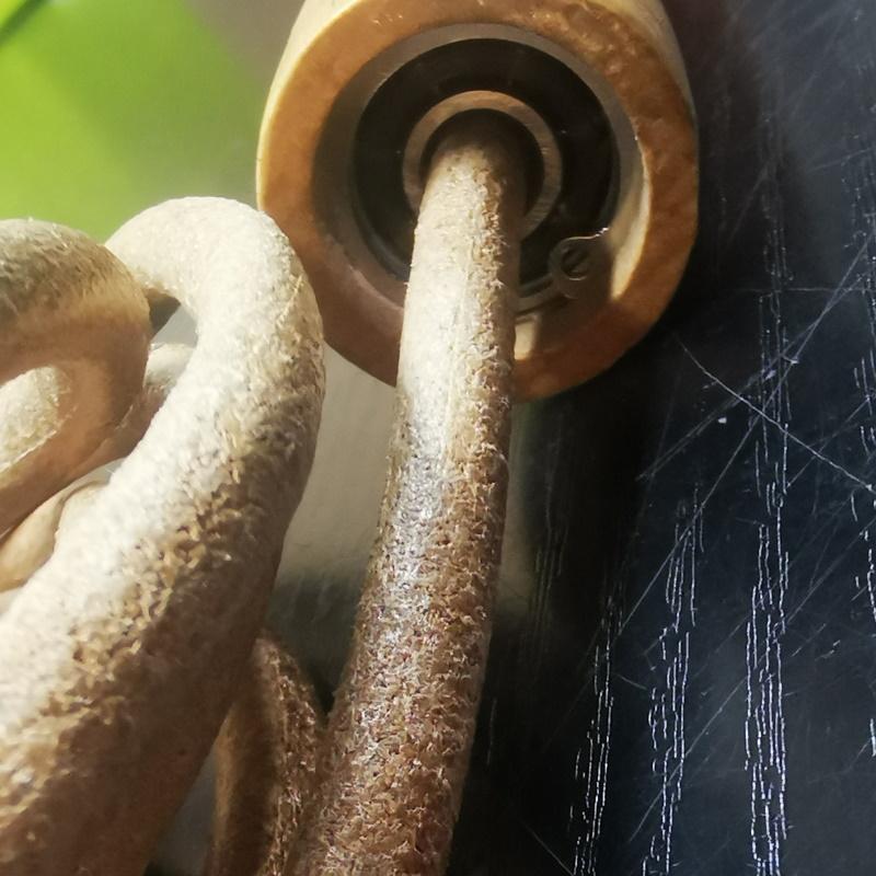 240 Gram Gỗ Chắc Chắn Tay Cầm Dây Da 7Mm Đường Kính 3M Bỏ Qua Dây Nhảy Thể Dục Quyền Anh Crossfit Nam Giới Sử Dụng tay Cầm Lớn Bóng Bay