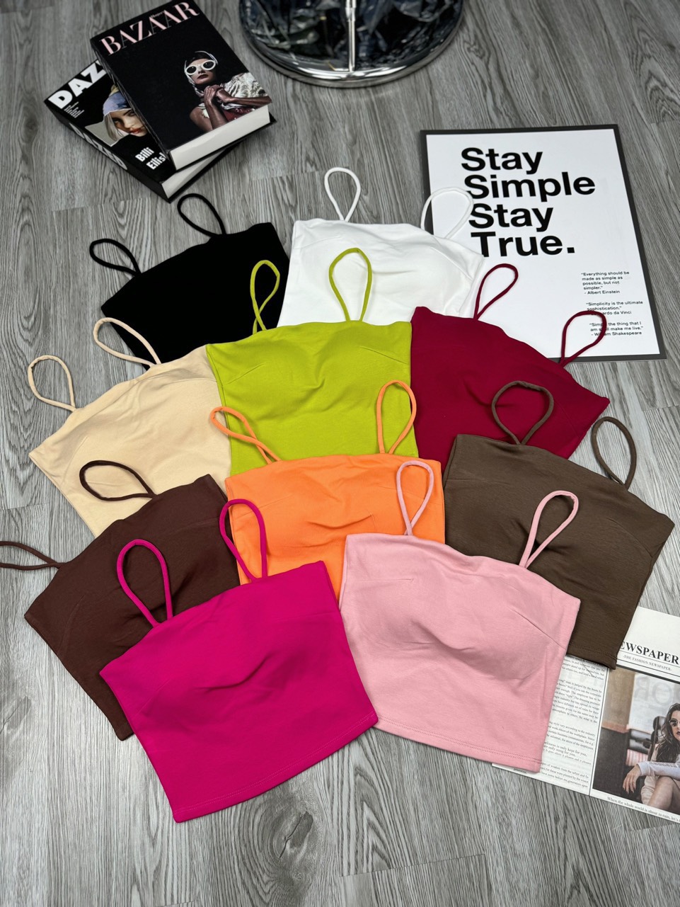 (HÀNG ĐẸP CO GIÃN 4 CHIỀU) ÁO ỐNG 2 DÂY CÓ MÚT NGỰC ÔM DÁNG BODY THUN COTTON BORIP LOẠI 1 FREESIZE &lt;58KG