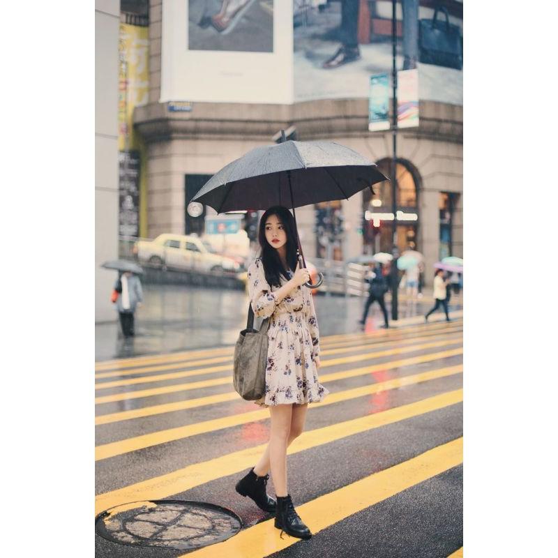 Đầm hoa nữ, đầm xòe đuôi cá xinh xắn Da56