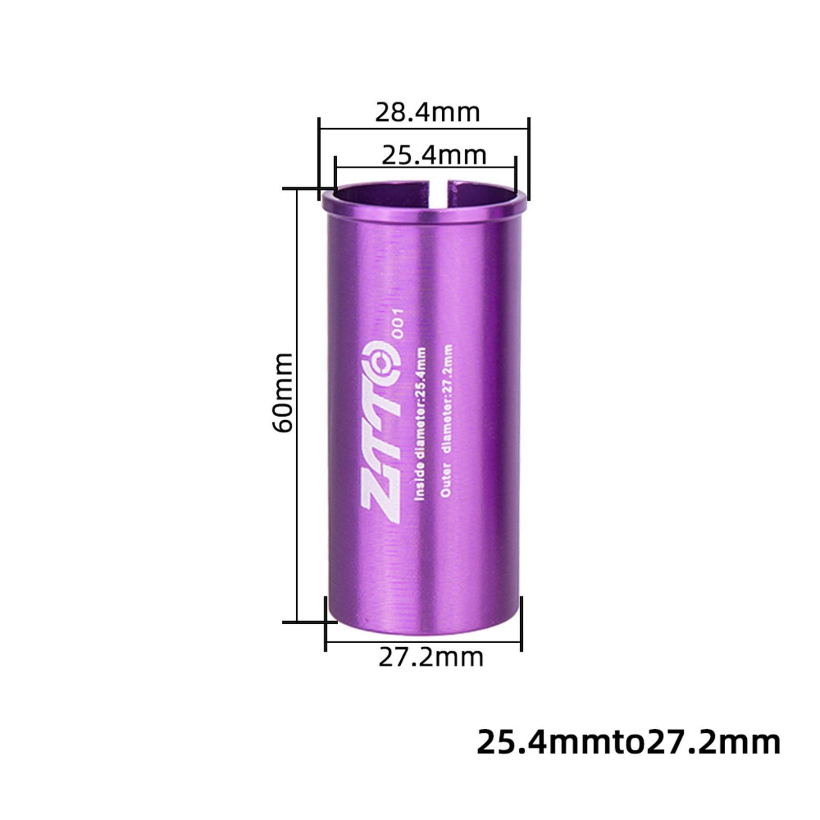 2x Seatpost Shim Seat Post Tube Sleeve Adapter 25.4mm 27.2mm 28.6mm 30.4mm 30.8mm 31.6mm 33.9mm 34.9mm for Mountain Bike,Road Bike,,BMX, Gear
