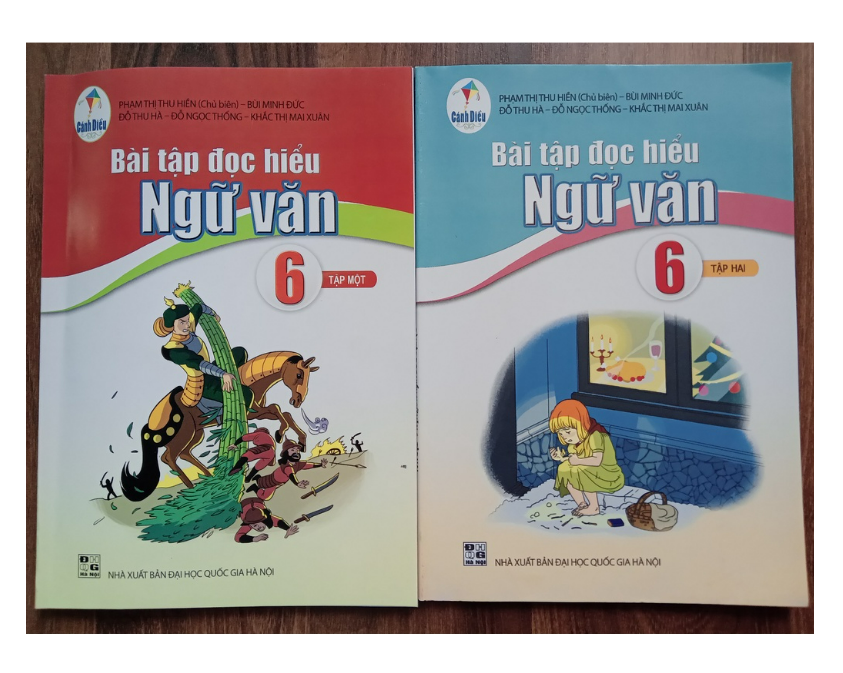 Sách - Combo Bài tập đọc hiểu ngữ văn 6 - tập 1 + 2 ( Cánh Diều )