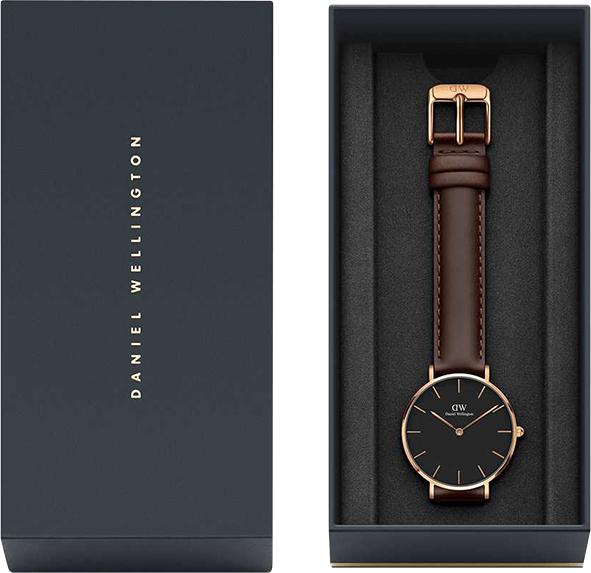 Đồng Hồ Thời Trang Nam Nữ Dây Da Daniel Wellington DW00100165 (32mm) - Đen