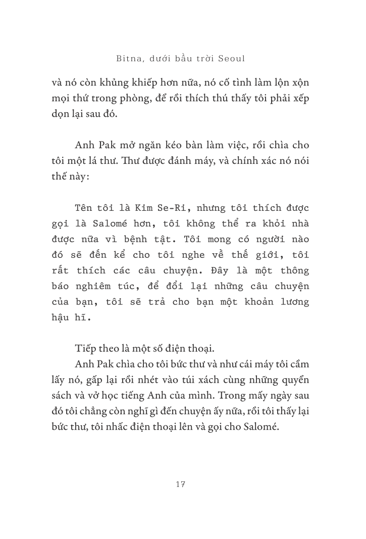 Sách Bitna Dưới Bầu Trời Seoul