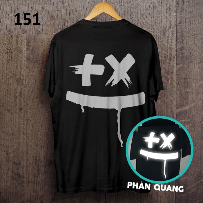 Áo thun Unisex phản quang Có size tay lỡ