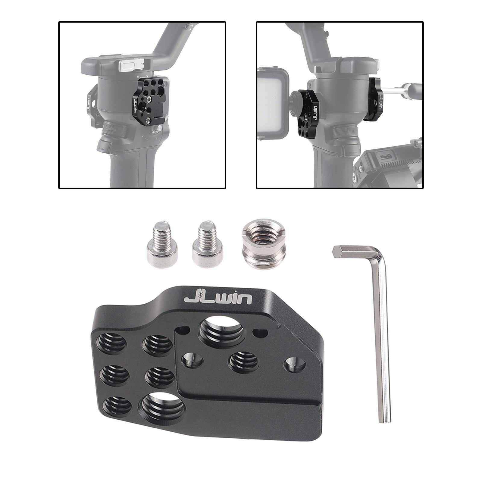 Stabilizer Side Extension Plate Mount for Ronin  RS2 Microphone Monitor