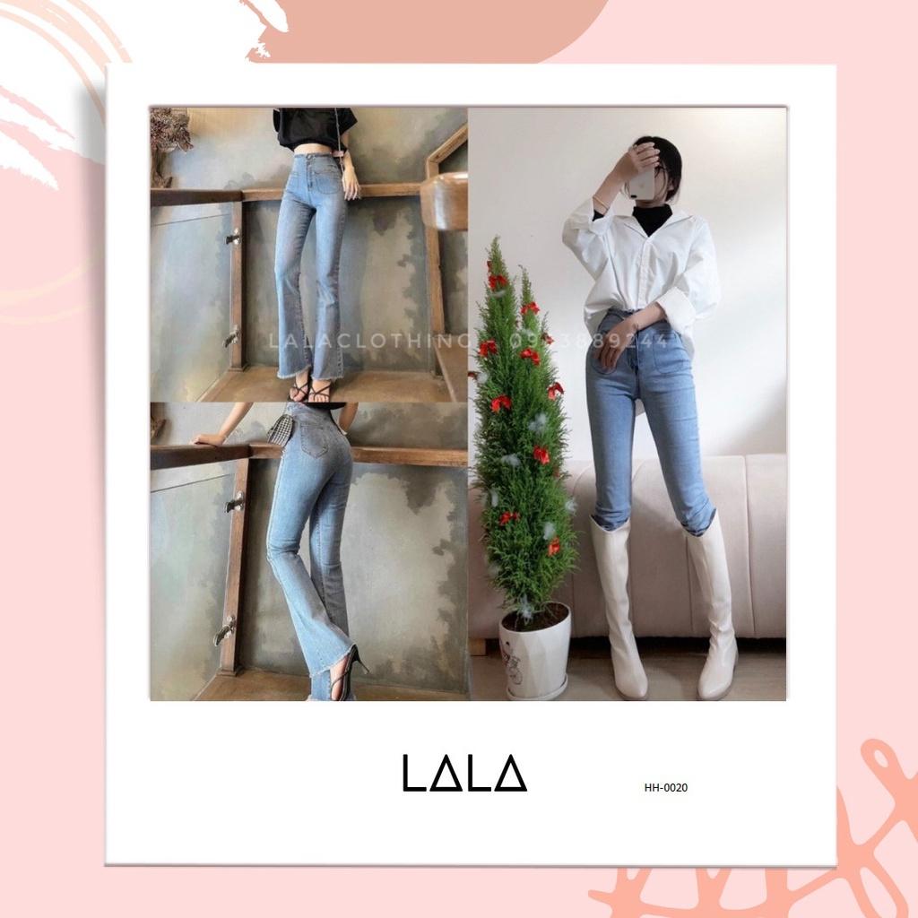 Quần jean dài xanh loe size L