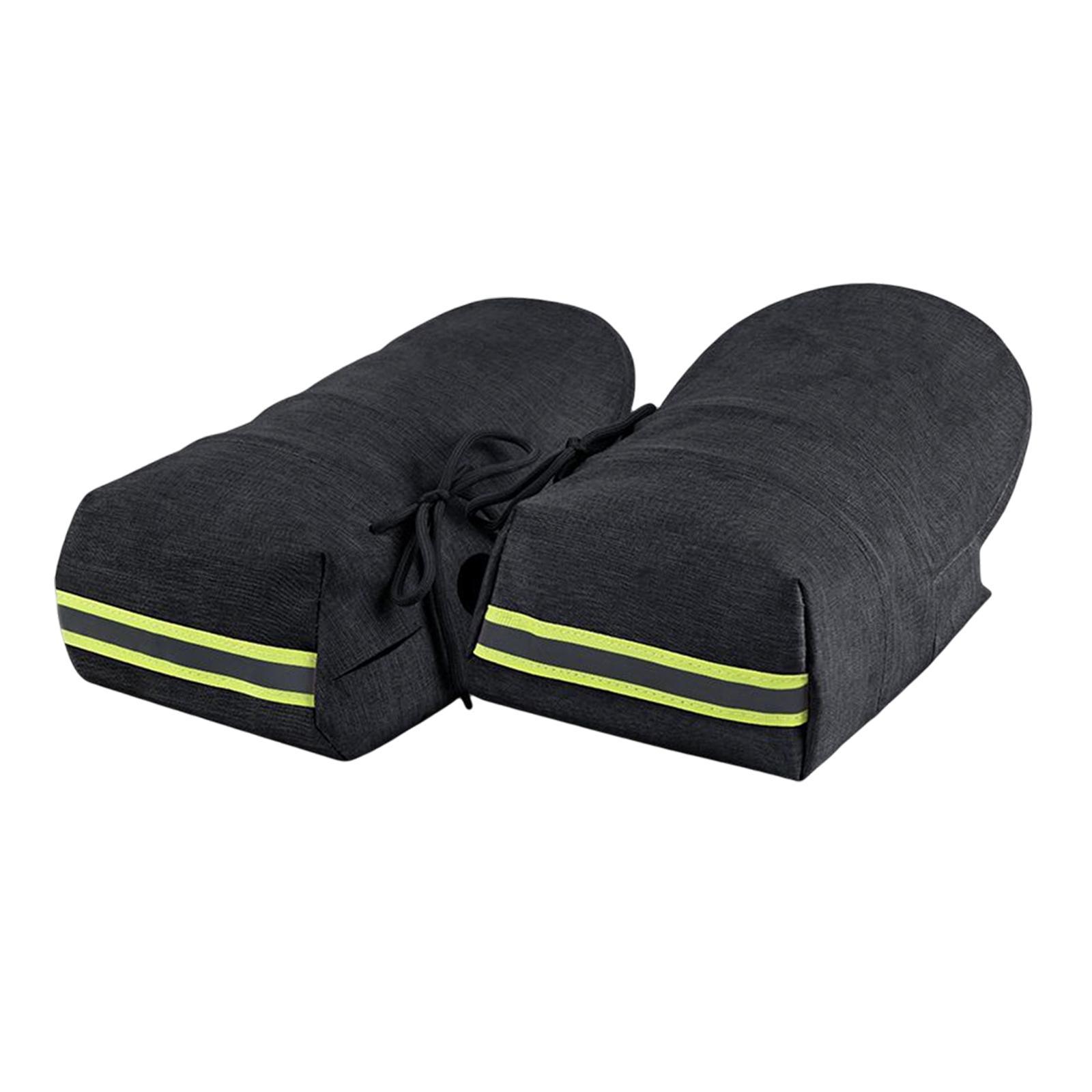 Thick Gloves Windproof Protective Warm black