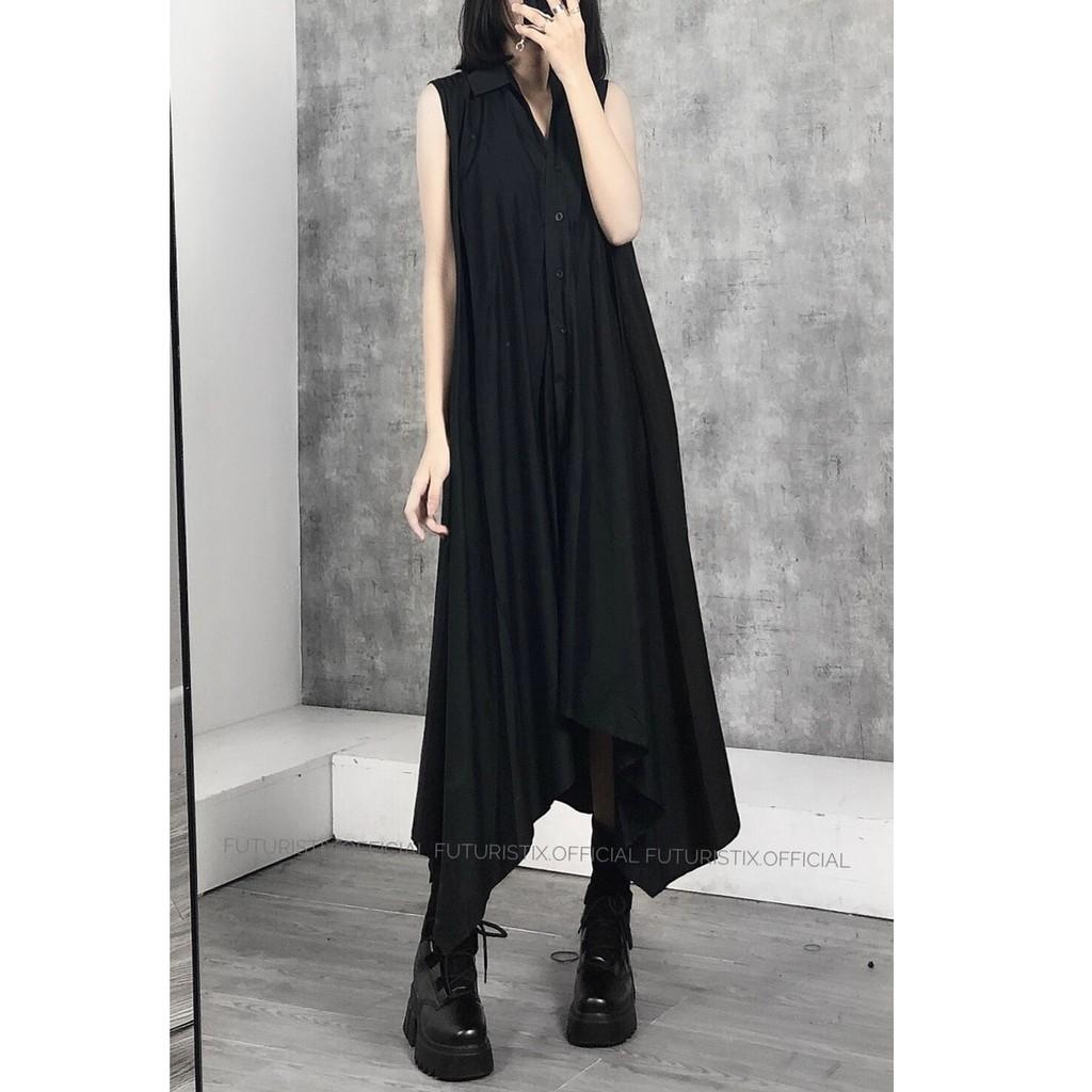 Váy Sơ Mi Dáng Dài AK077 Mix Giày Đế Cao Cổ Da Lộn G091