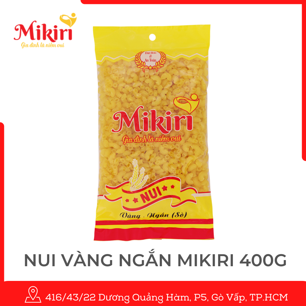 Combo 4 Nui Vàng Ngắn Mikiri 400g