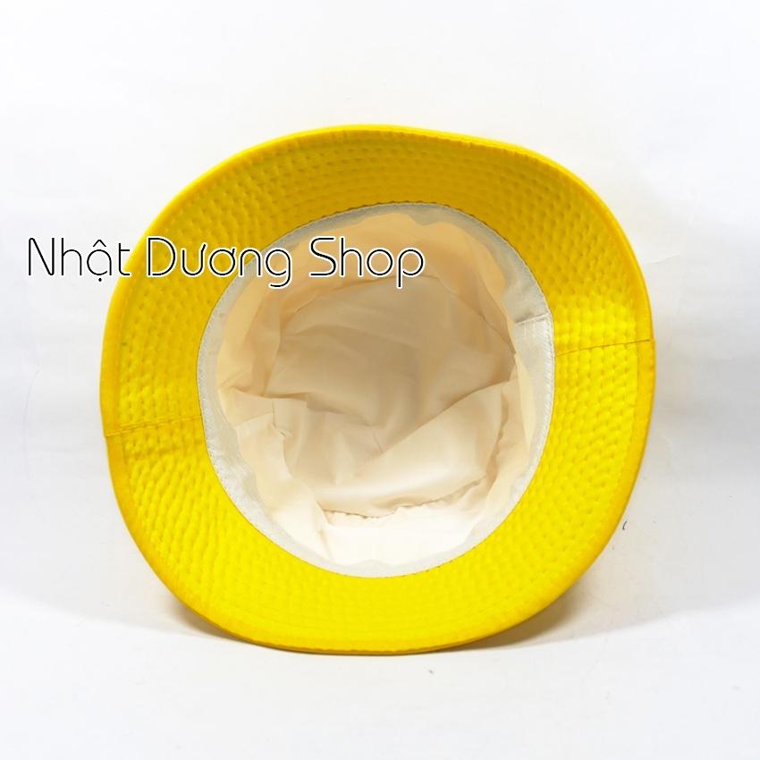 Nón tai bèo Bucket hoa cúc chữ 1 mặt thích hợp cho mọi lứa tuổi và tuổi teen