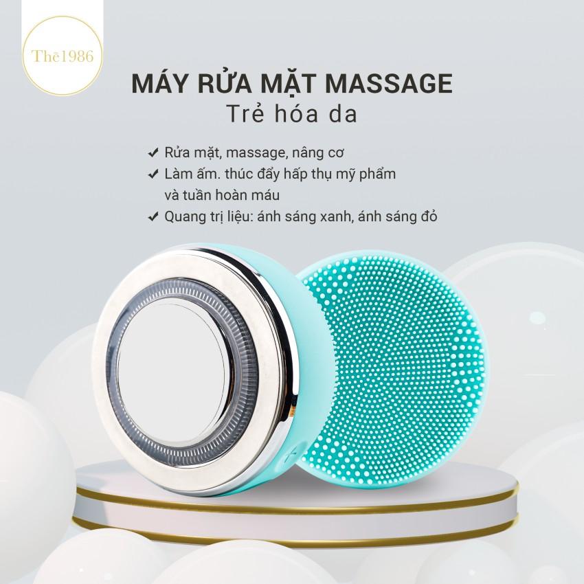 Máy rửa mặt massage, nâng cơ, trẻ hóa da Honest làm sạch sâu, tái tạo da