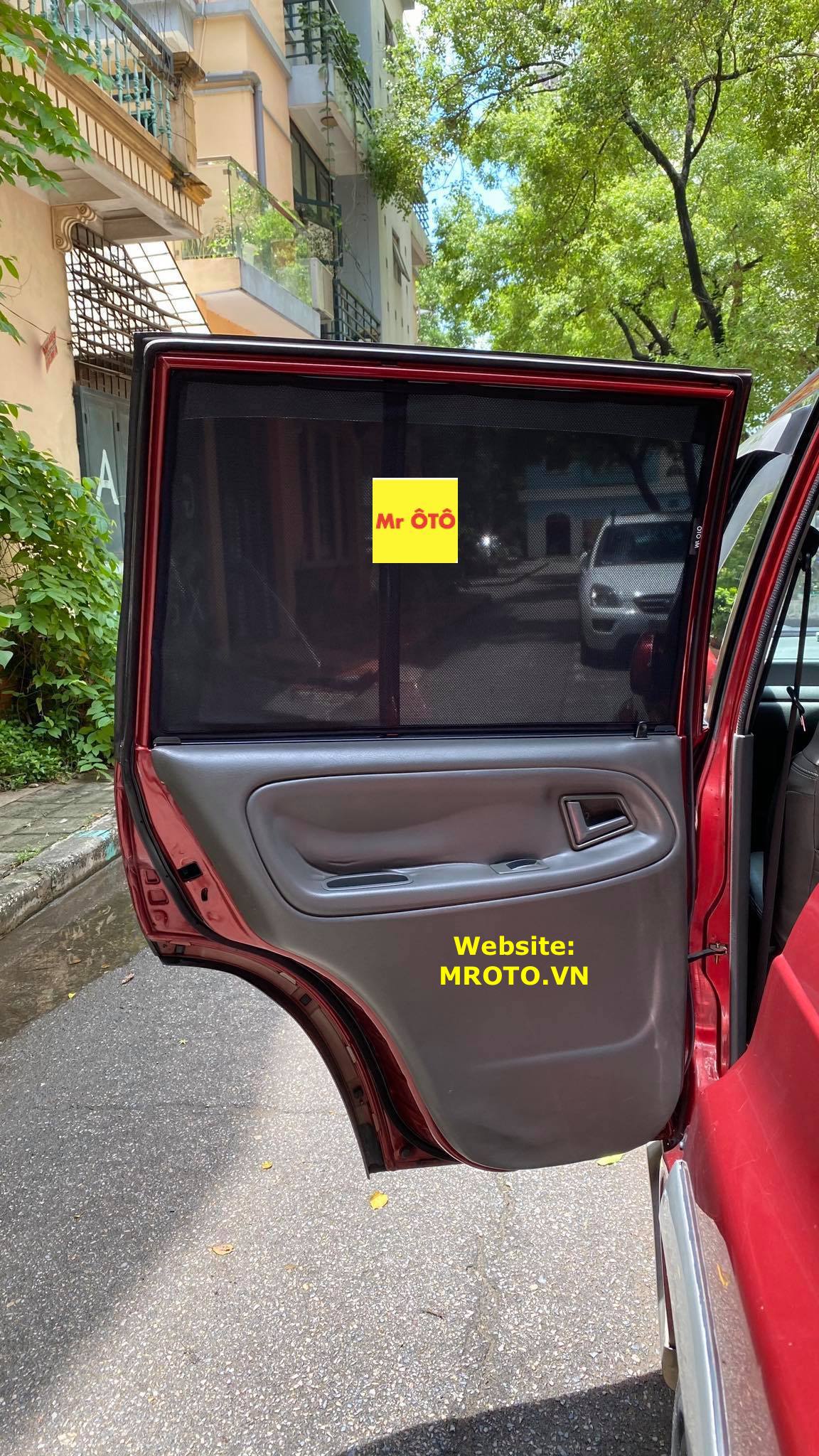 Rèm Che nắng xe Suzuki Vitara 2002-2008 loại 1 có hút nam châm, Vải dày dặn, chống nắng tuyệt đối