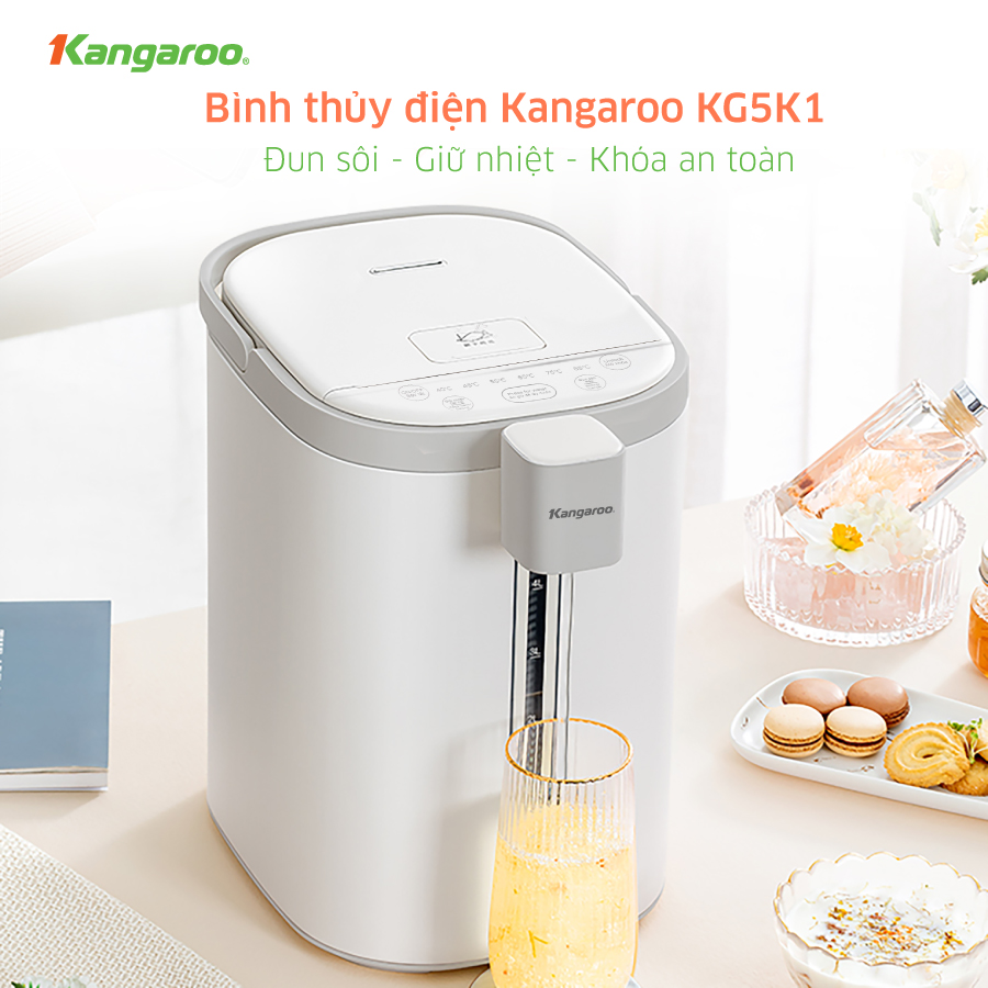Bình thủy điện Kangaroo KG5K1 5 lít - Hàng chính hãng