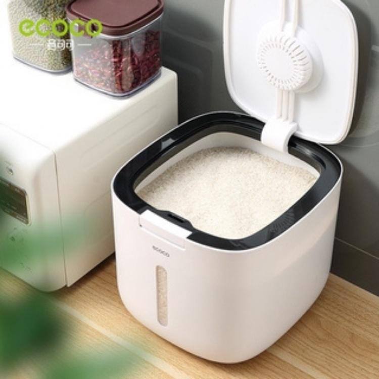 Thùng Đựng Gạo Cao Cấp ECOCO 5kg + 10kg Tặng Kèm Cốc Xúc Gạo