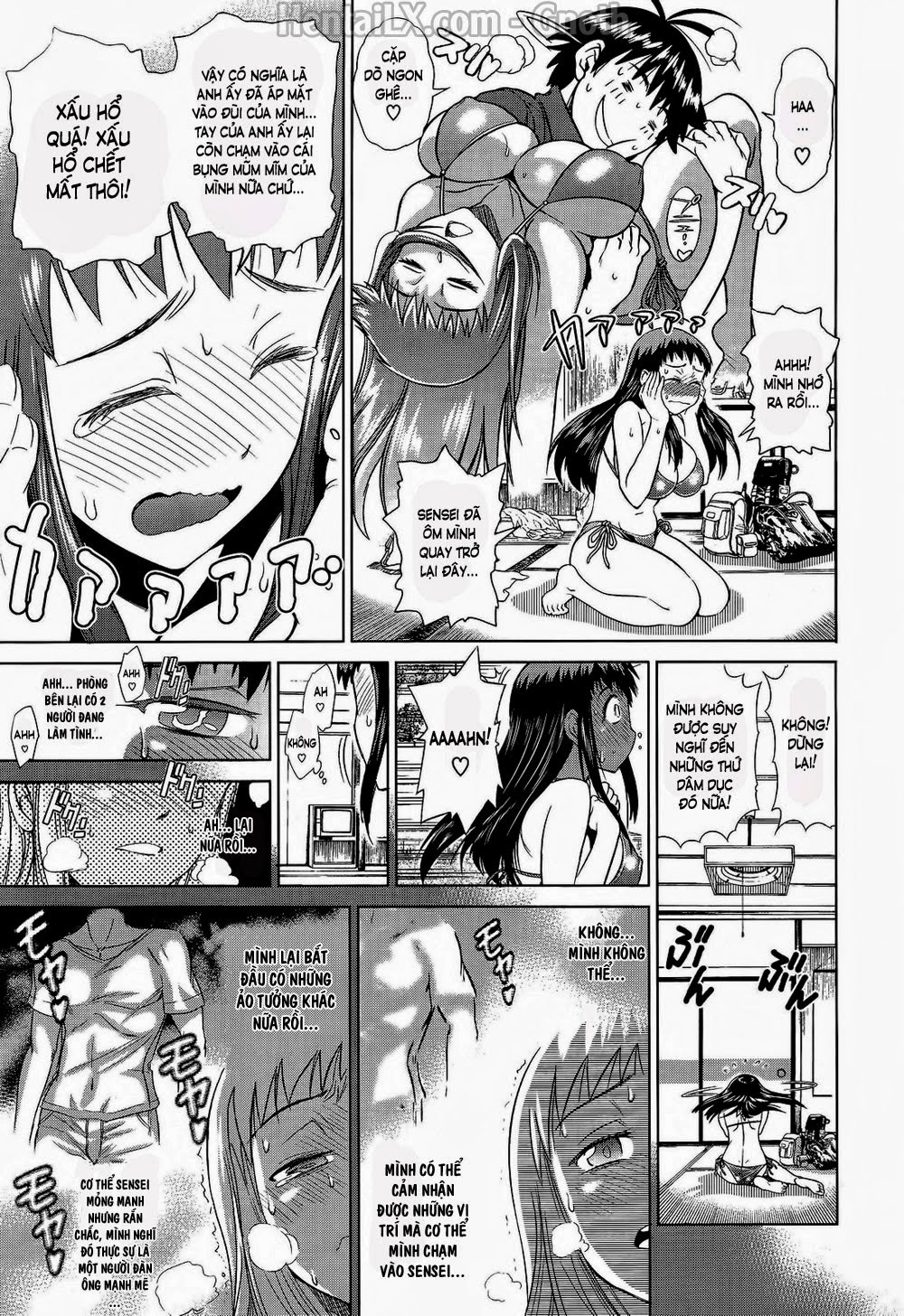 những cô nàng ở clb bóng vợt + sau 2 năm chapter 2 9