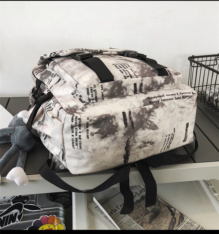 Balo đi học nam nữ ulzzang đựng Laptop Loang chống nước cho học sinh style Hàn Quốc unisex lemone BL288