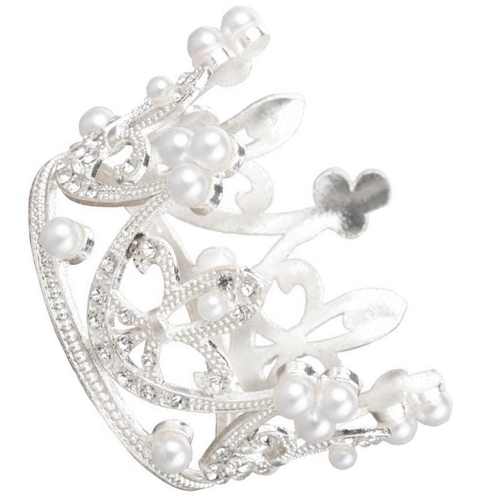 Mini Cake Crown Topper Tiara Cho Tiệc Cưới Bánh Sinh Nhật