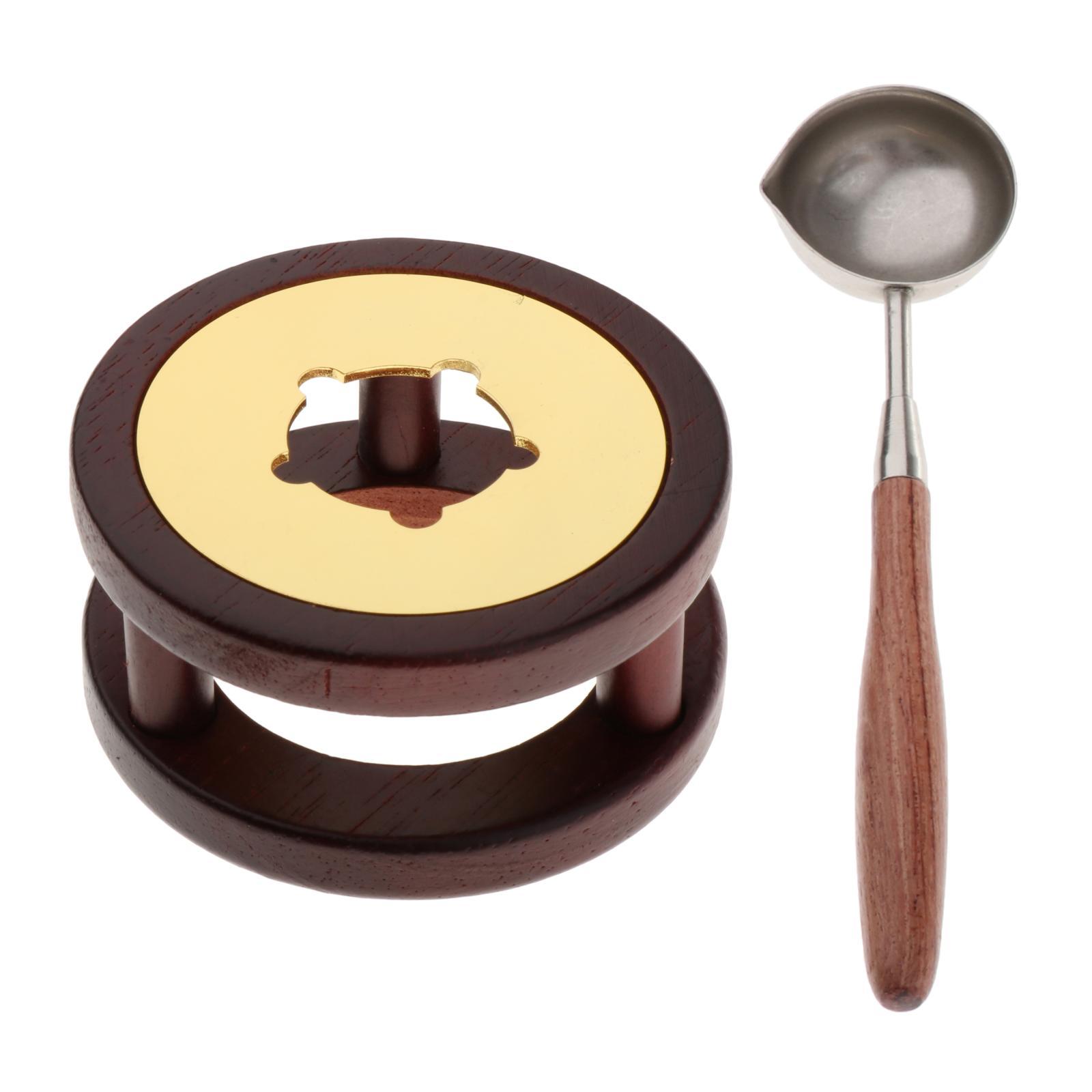 Wax Seal Kit Vintage Style Sealing Wax Furnace Stove Wood Wax Seal Warmer Wax Seal Melting Furnace Tool Decorative Craft Gifts