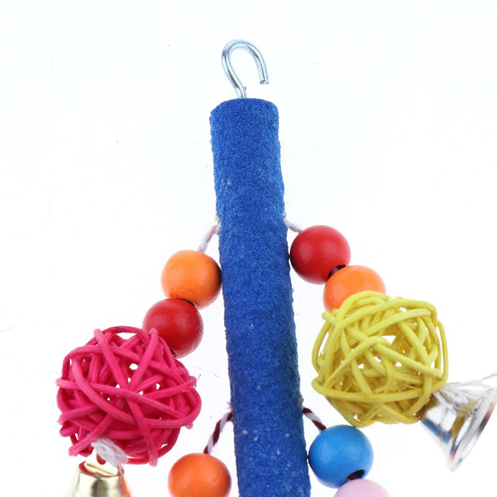 Parrot Toy, Chewing,Hanging Toy, Parrot Bird Parakeets Cage Standing Toys