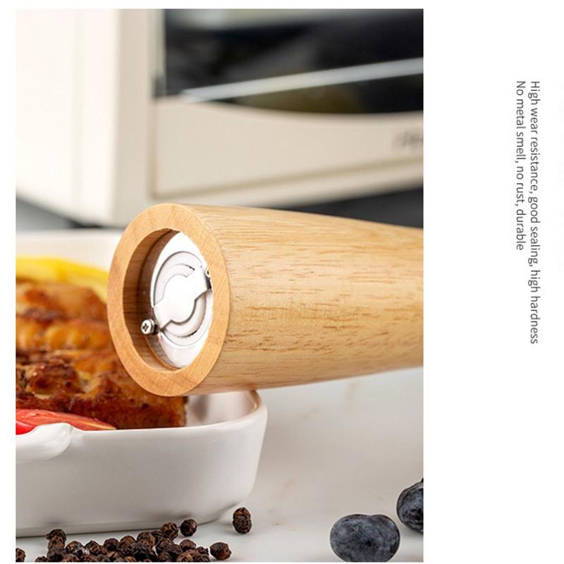Muối Và Tiêu Cối Xay Bằng Hồ Tiêu Lắc Điều Chỉnh Gốm Máy Xay Thìa Phụ Kiện Nhà Bếp Muối Và Tiêu Bộ Máy Mài