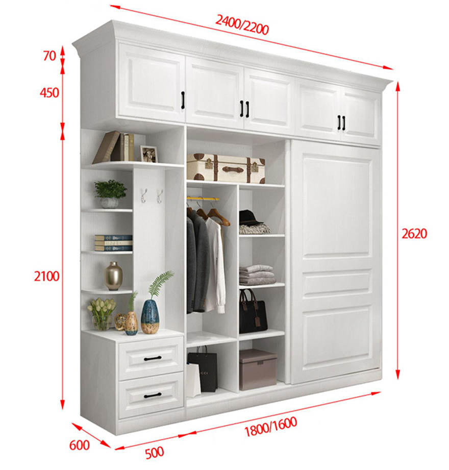 Mẫu tủ quần áo đẹp hiện đại