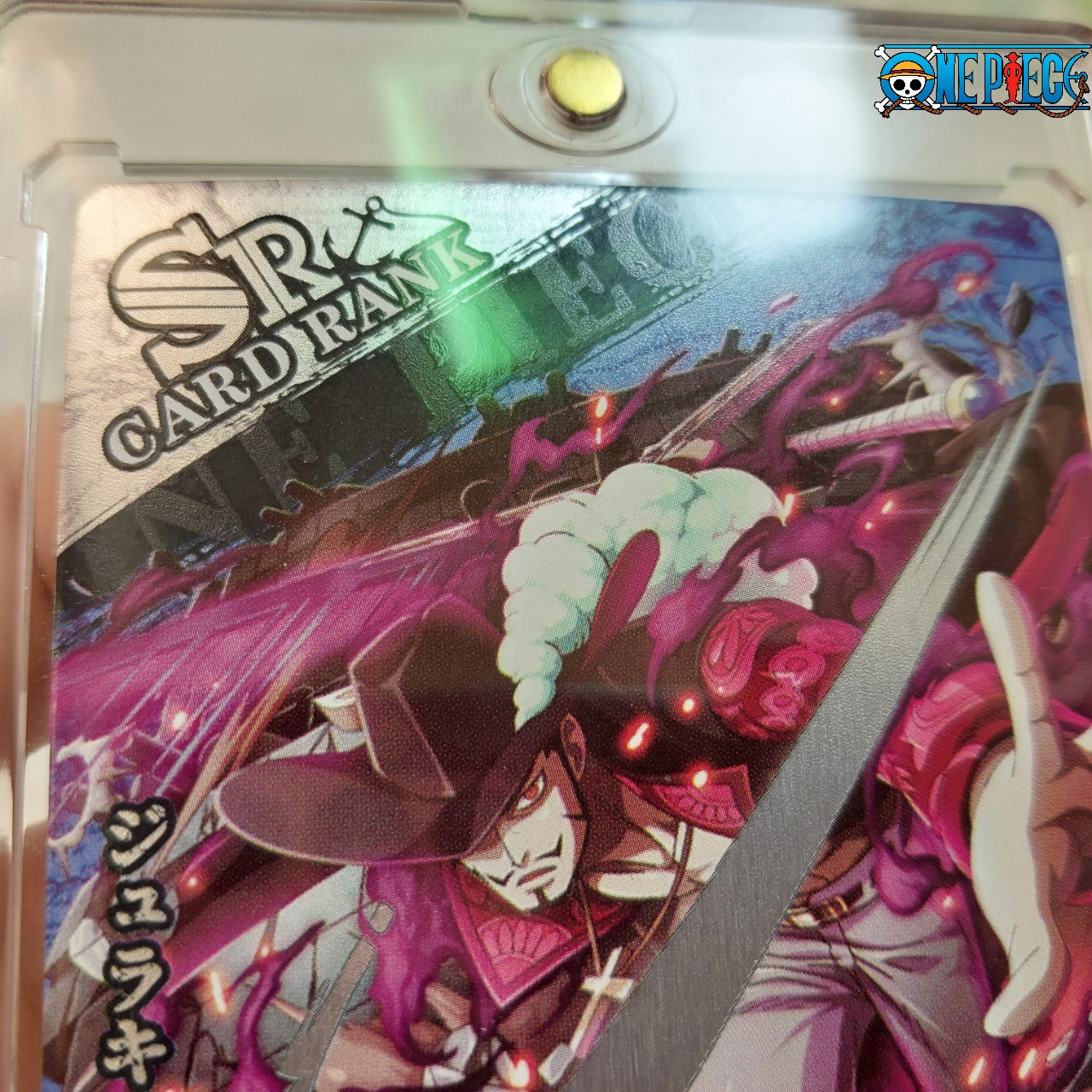 Mihawk Dracule POP01 SR113 Thẻ OnePiece Mắt Diều Hâu thất vũ hải Anime One Piece hiệu ứng phản quang 1459 NF4 1-13