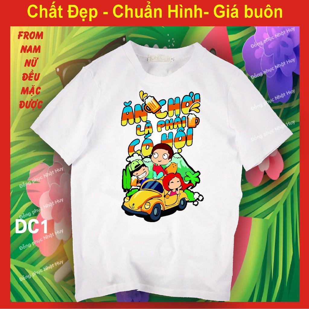 Áo nhóm đi chơi DC13 đủ size, du lịch, biển, phông, thun,cotton, cuộc đời là những chuyến đi