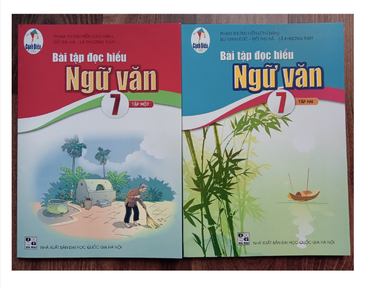 Sách - Combo Bài tập đọc hiểu Ngữ văn 7 - tập 1 + 2