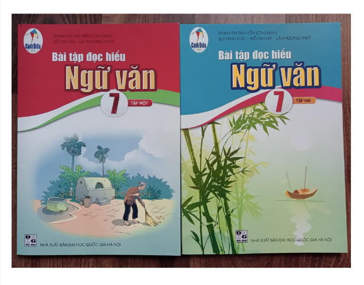 Sách - Combo Bài tập đọc hiểu Ngữ văn 7 - tập 1 + 2 ( Cánh diều )