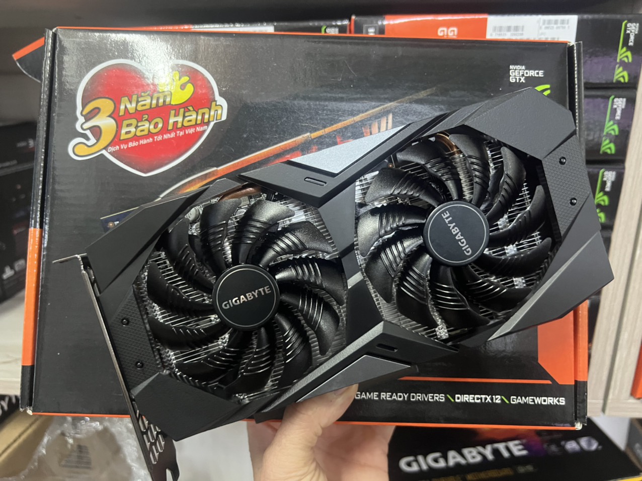 VGA (Cạc màn hình) GIGABYTE GeForce RTX 2060 6GB/D6/2FAN - HÀNG CHÍNH HÃNG