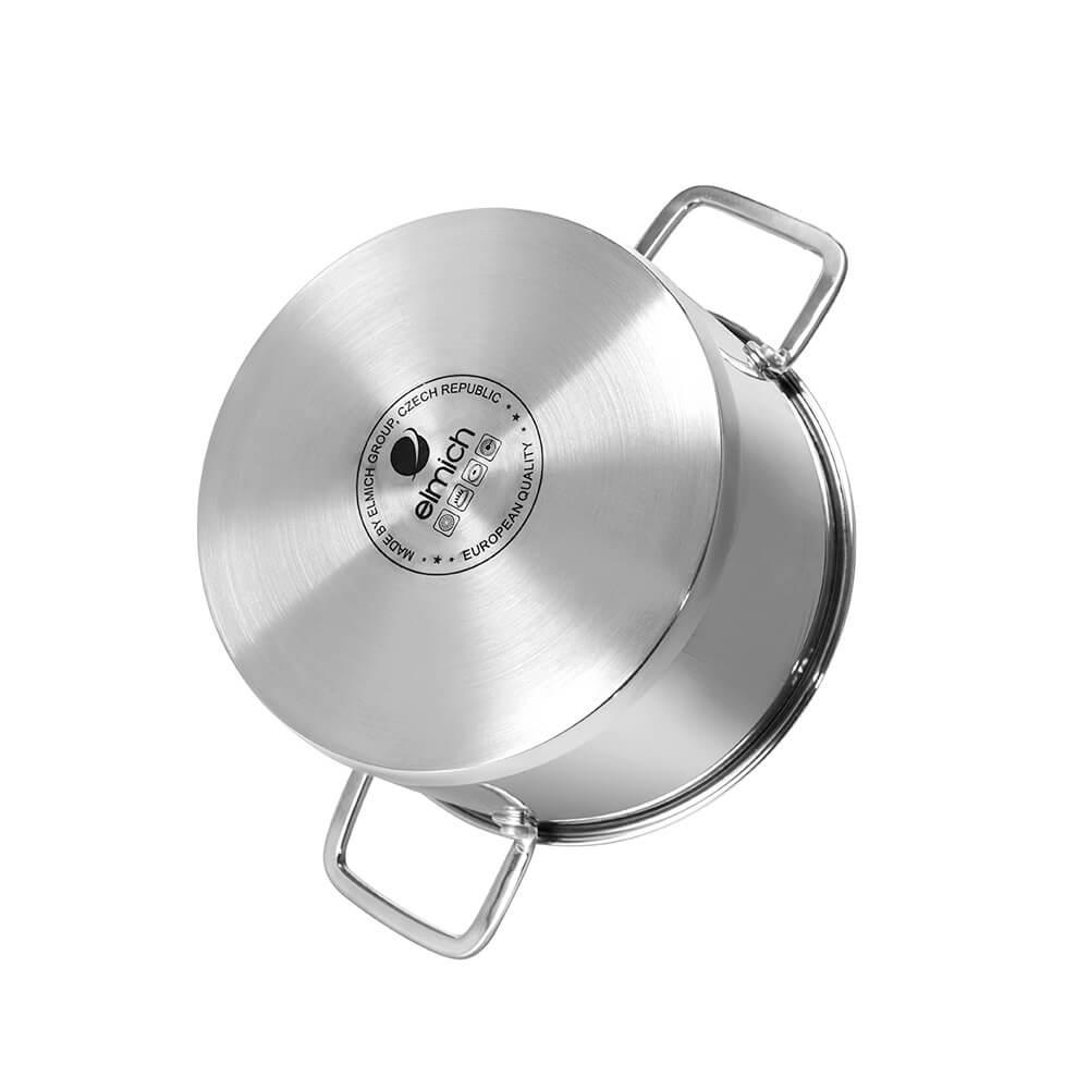 Bộ nồi Inox Elmich EL-2473 size 16, 20, 24 cm - Hàng chính hãng