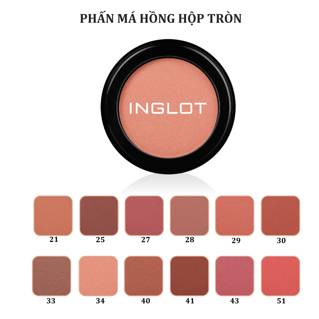 Phấn má hồng hộp tròn Face Blush (2.5g) INGLOT