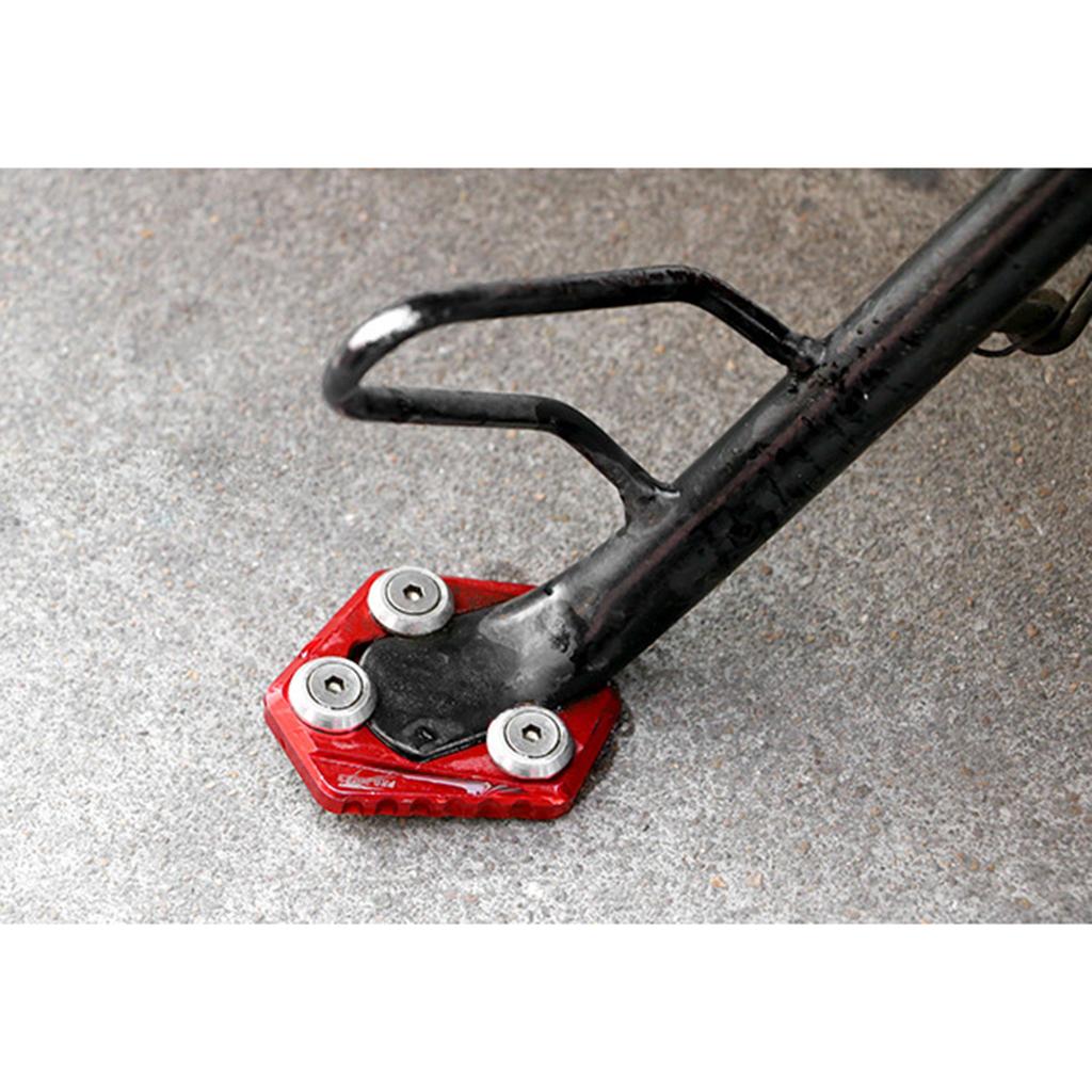 Motorbike Kickstand Side Stand Extension Plate Pad For Kawasaki VS650