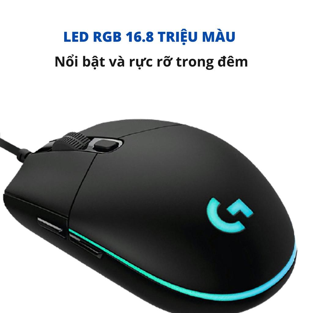 Chuột máy tính có dây, chuột gaming G102 quang học có dây cổng USB thế hệ mới chất lượng cao