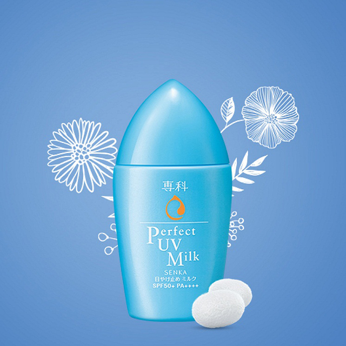 Kem Chống Nắng Senka Dạng Sữa Perfect UV Milk SPF 50+ PA++++ 40g