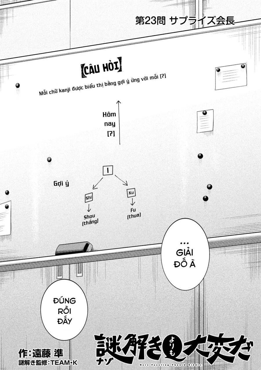 điều còn khó hơn cả việc giải đố chapter 23 2