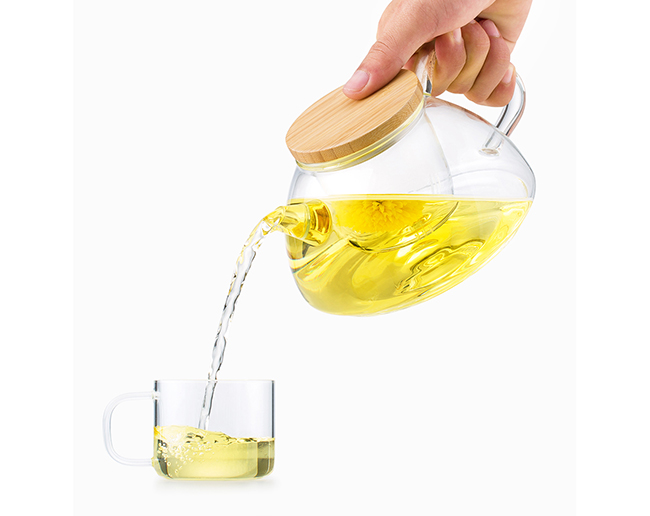 Bộ bình lọc trà hoa thủy tinh Samadoyo T92