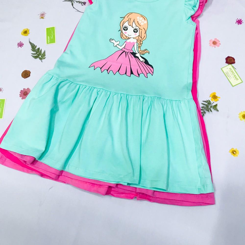 Đầm thun bé gái