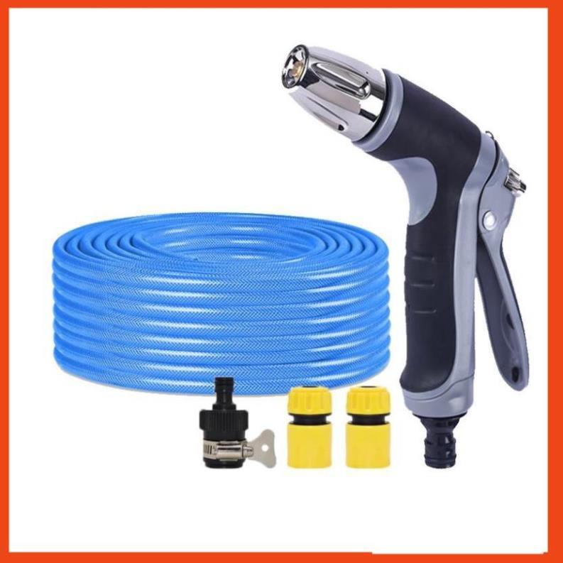 Bộ dây và vòi xịt rửa xe tưới cây tăng áp 7-10m  206817